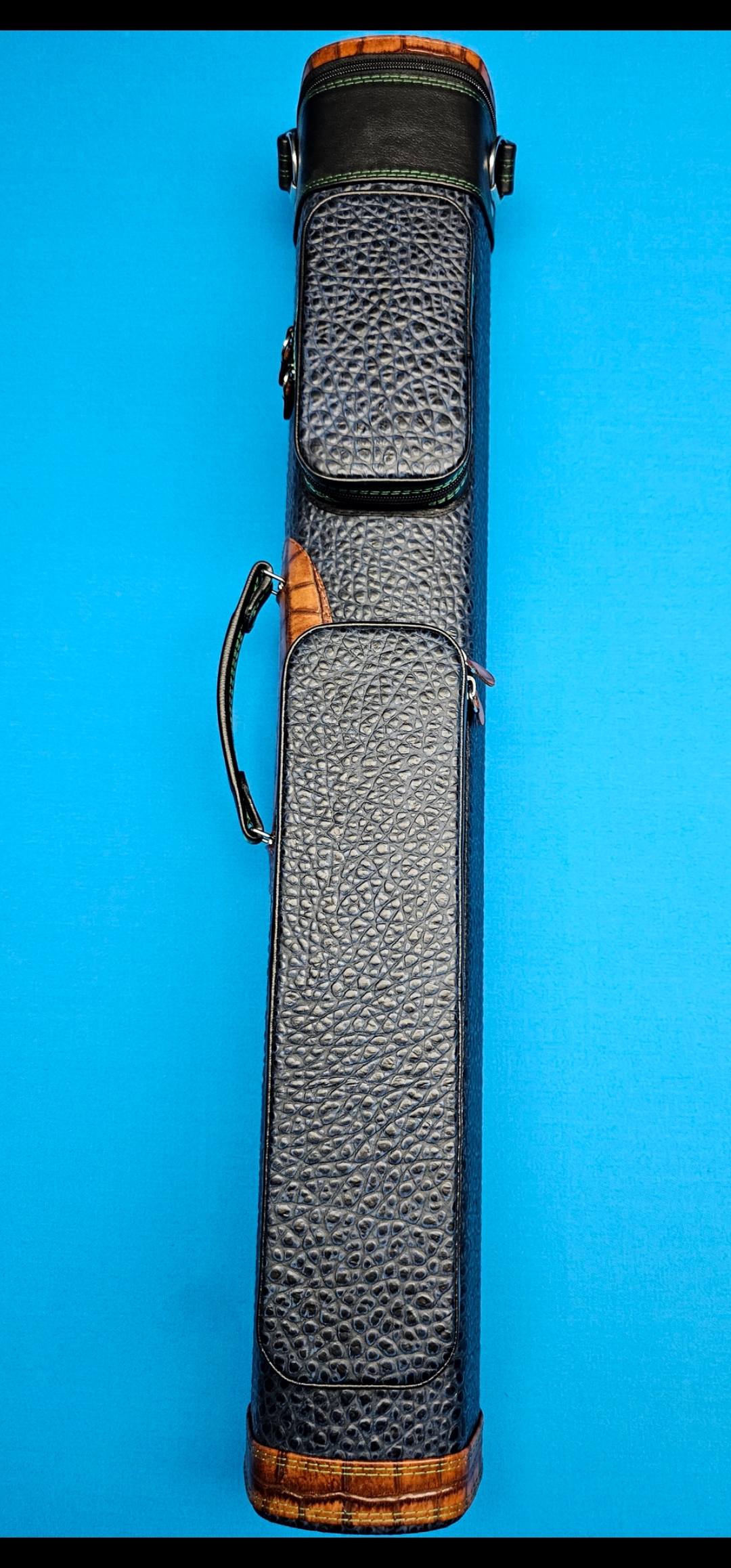 New Whitten 3×6 Case #1 Black / Spicy Brown – SOLD! - Crossroad Cues