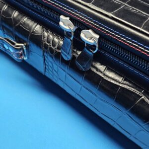 Whitten 4×8 Black w/ Triple Red, White, & Blue Stitching - Image 9
