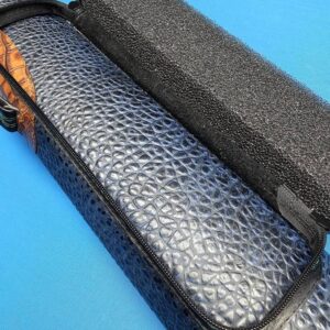 Whitten 3×6 Case - Navy/Spicy Brown w/ Double Green Stitching (#3) - Image 15