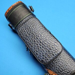 Whitten 3×6 Case - Navy/Spicy Brown w/ Double Green Stitching (#3) - Image 25