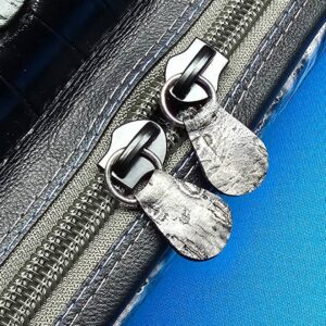 Whitten 4×8 Black/Drift Norman w/ Double Blue & Silver Stitching - Image 14