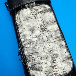 Whitten 4×8 Black/Drift Norman w/ Double Blue & Silver Stitching