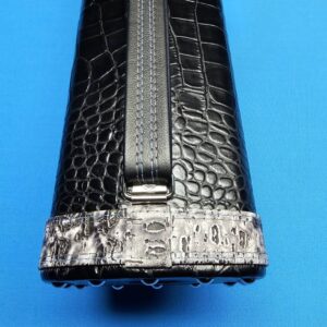 Whitten 4×8 Black/Drift Norman w/ Double Blue & Silver Stitching - Image 24