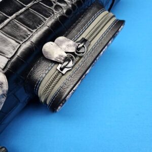 Whitten 4×8 Black/Drift Norman w/ Double Blue & Silver Stitching - Image 28