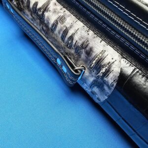 Whitten 4×8 Black/Drift Norman w/ Double Blue & Silver Stitching - Image 31