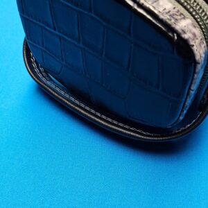 Whitten 4×8 Black/Drift Norman w/ Double Blue & Silver Stitching - Image 7