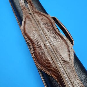 Castillo 3×5 Black Leather & Cognac Zip Top Case - Image 13