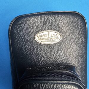 Castillo 4×8 Blue Pebbled Leather Case - Image 2