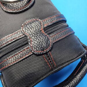 Castillo 3×5 Black Nylon Duro Case w/ Red Stitching - Image 13