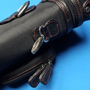 Castillo 3×5 Black Nylon Duro Case w/ Red Stitching - Image 16