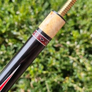 Owen Black Ash Burl Custom Cue - Image 13