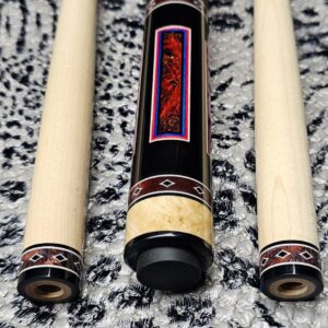 Owen Black Ash Burl Custom Cue - Image 15