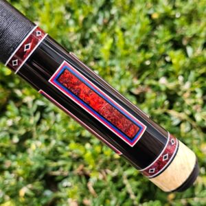 Owen Black Ash Burl Custom Cue - Image 26