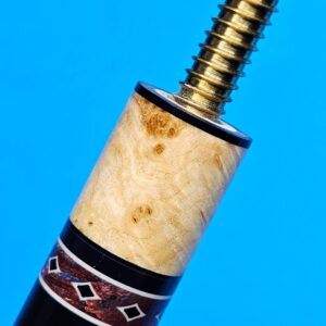 Owen Black Ash Burl Custom Cue - Image 3