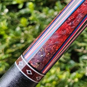 Owen Black Ash Burl Custom Cue - Image 30