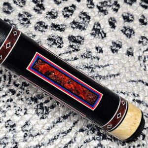 Owen Black Ash Burl Custom Cue - Image 35