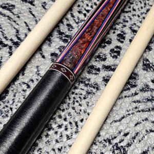 Owen Black Ash Burl Custom Cue - Image 37