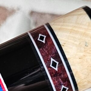 Owen Black Ash Burl Custom Cue - Image 6