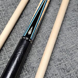 Ariel Carmeli Double Blue Veneers Custom Cue - Image 2