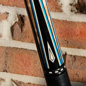 Ariel Carmeli Double Blue Veneers Custom Cue - Image 11