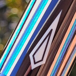 Ariel Carmeli Double Blue Veneers Custom Cue - Image 1