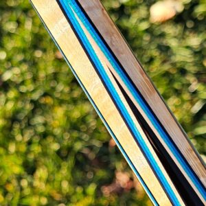 Ariel Carmeli Double Blue Veneers Custom Cue - Image 3