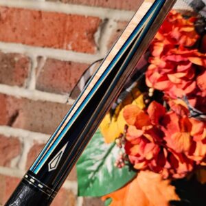 Ariel Carmeli Double Blue Veneers Custom Cue - Image 20