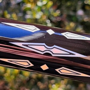 Ariel Carmeli Double Blue Veneers Custom Cue - Image 21