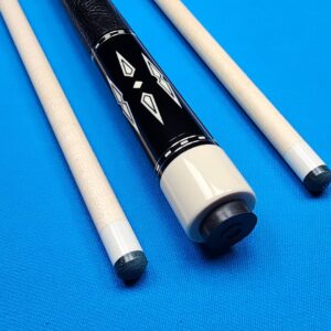 Ariel Carmeli Double Blue Veneers Custom Cue - Image 4