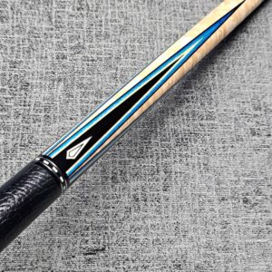 Ariel Carmeli Double Blue Veneers Custom Cue - Image 32