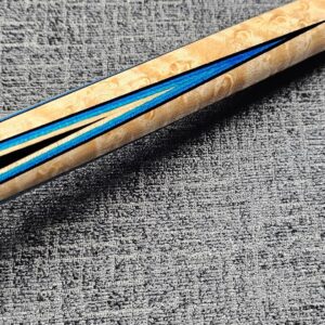 Ariel Carmeli Double Blue Veneers Custom Cue - Image 35