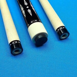 Ariel Carmeli Double Blue Veneers Custom Cue - Image 38