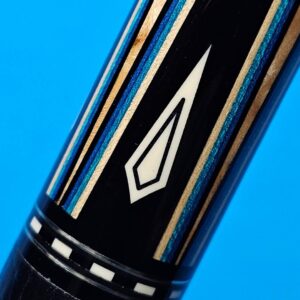 Ariel Carmeli Double Blue Veneers Custom Cue - Image 41