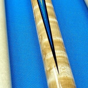 Ariel Carmeli Double Blue Veneers Custom Cue - Image 42