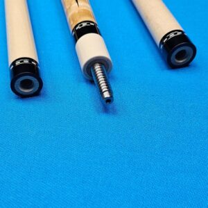 Ariel Carmeli Double Blue Veneers Custom Cue - Image 44