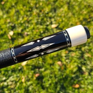 Ariel Carmeli Double Blue Veneers Custom Cue - Image 46