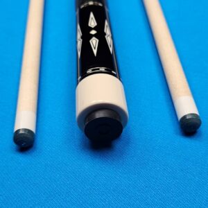 Ariel Carmeli Double Blue Veneers Custom Cue - Image 48