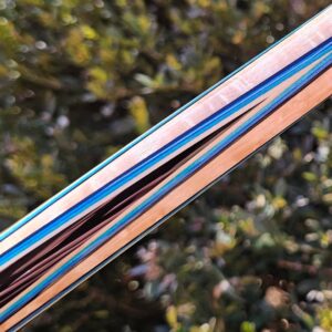 Ariel Carmeli Double Blue Veneers Custom Cue - Image 50