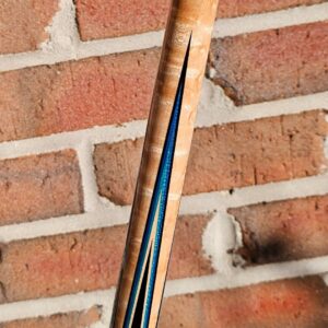 Ariel Carmeli Double Blue Veneers Custom Cue - Image 53