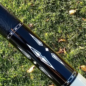 Ariel Carmeli Double Blue Veneers Custom Cue - Image 56