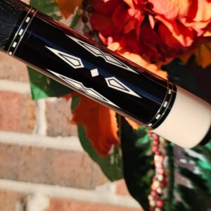 Ariel Carmeli Double Blue Veneers Custom Cue - Image 9