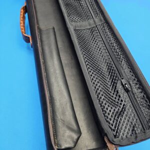 Castillo 3×5 Zip Top Black Leather/Cognac Embossed Gator - Image 16