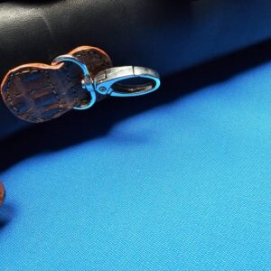 Castillo 3×5 Zip Top Black Leather/Cognac Embossed Gator - Image 25