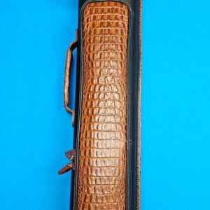 Castillo 3×5 Zip Top Black Leather/Cognac Embossed Gator - Image 4