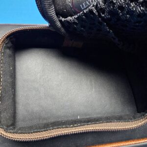 Castillo 4x8 Black Leather w/ Cognac Embossed Ostrich - Image 11