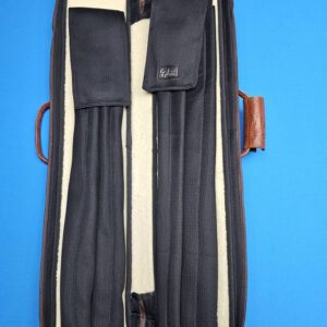 Castillo 4x8 Black Leather w/ Cognac Embossed Ostrich - Image 12