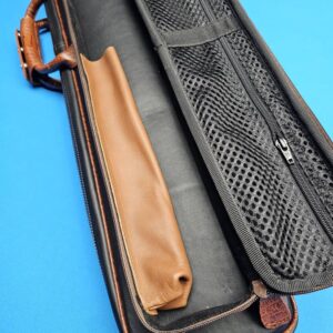 Castillo 4x8 Black Leather w/ Cognac Embossed Ostrich - Image 14