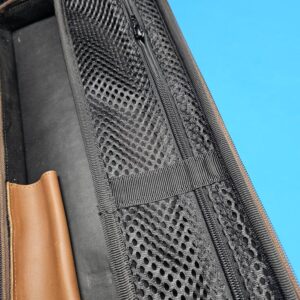 Castillo 4x8 Black Leather w/ Cognac Embossed Ostrich - Image 15