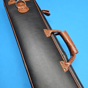 Castillo 4x8 Black Leather w/ Cognac Embossed Ostrich - Image 29