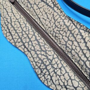 Castillo 6×12 Chocolate Brown Leather & Sand Bullhide - Image 13